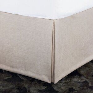 NWT Eastern Accents 16" King Bed Skirt -VALENTINA METALLIC, Pleated